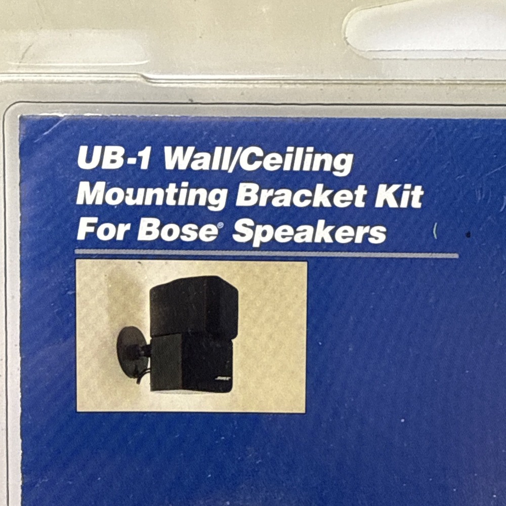 Bose UB-1 Wall/Ceiling Mounting Bracket Kit for BOSE Speakers NEW SEALED - Picture 2 of 7